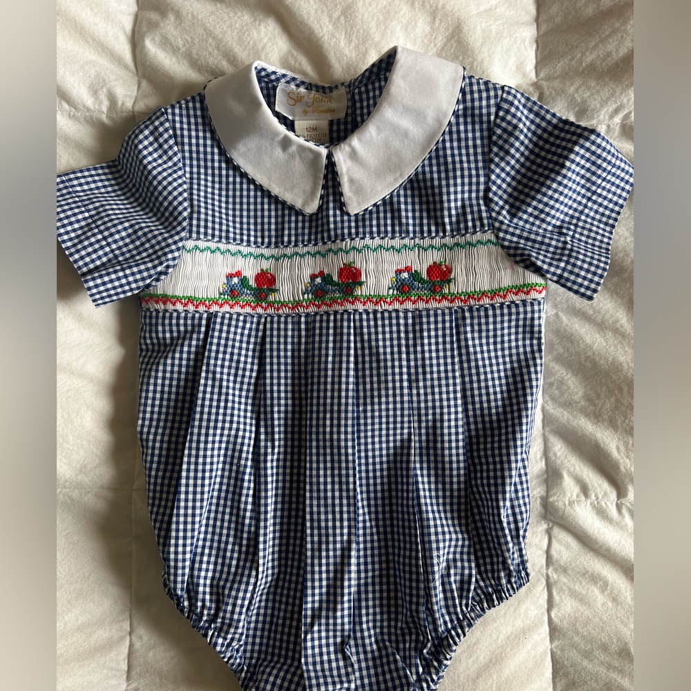 Gingham Bubble with Smocking